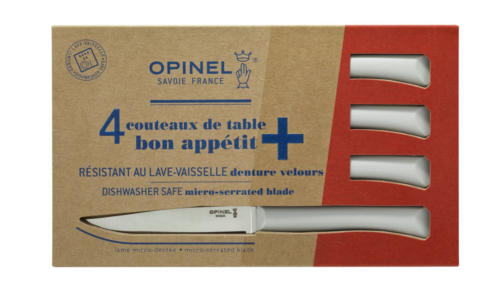 Coffret de 4 couteaux essentiels OPINEL