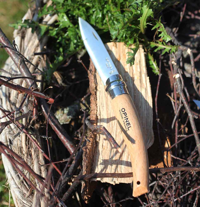 Achat en ligne Couteau OPINEL de Jardin N°8 manche hêtre naturel, l