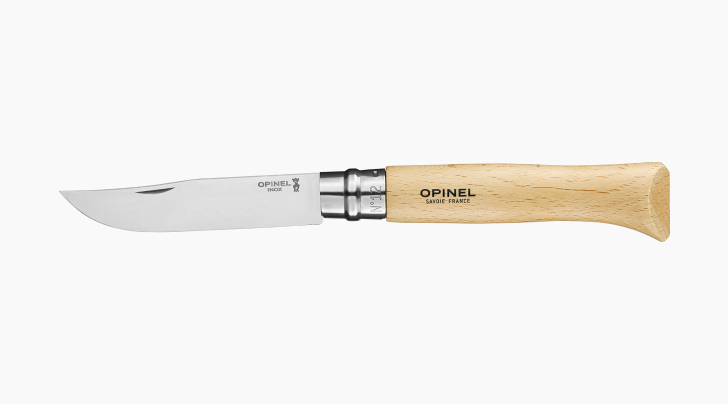 Opinel No.12 Stainless Steel Folding Serrated Knife